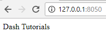 python dash tutorials